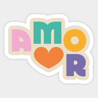 Amor Sticker